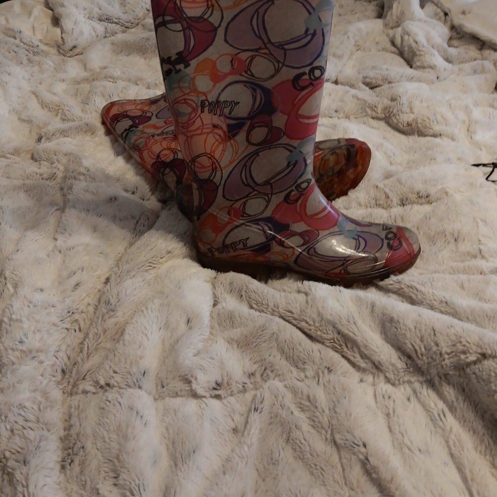 Coach Multicolor Women's Rain Boots